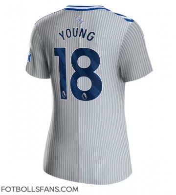 Everton Ashley Young #18 Replika Tredje Tröja Damer 2023-24 Kortärmad